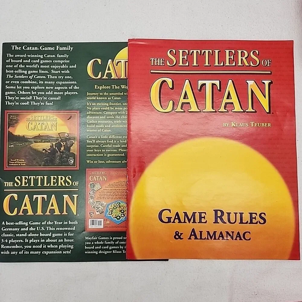 Game The Settlers of Catan Board MFG3061 Mayfair Games 2007 Tame The Wild